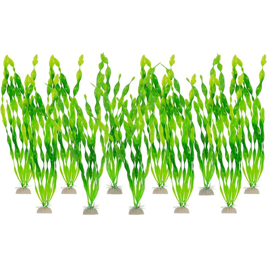 Perle Rare - 11 Artificial Plant Fish Tank Colorful Plastic Aquarium Plants Large Water Decoration Aquarium Simulation Hydroponic Plants Aquarium
