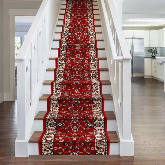 Adamsville Tufted Red/Cream Rug