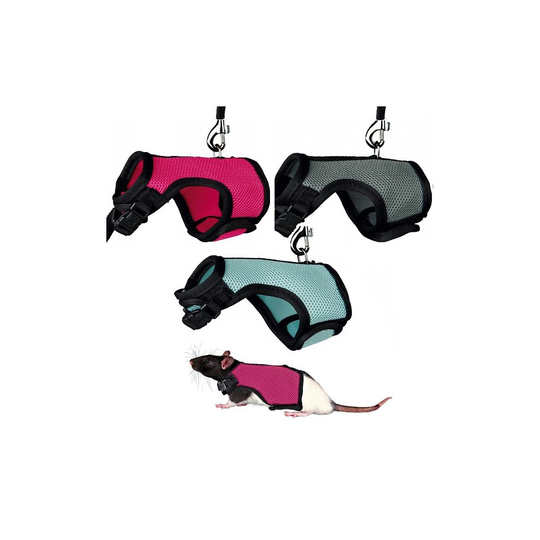 (Rat) Trixie Small Animal Mesh Harness & Lead Set