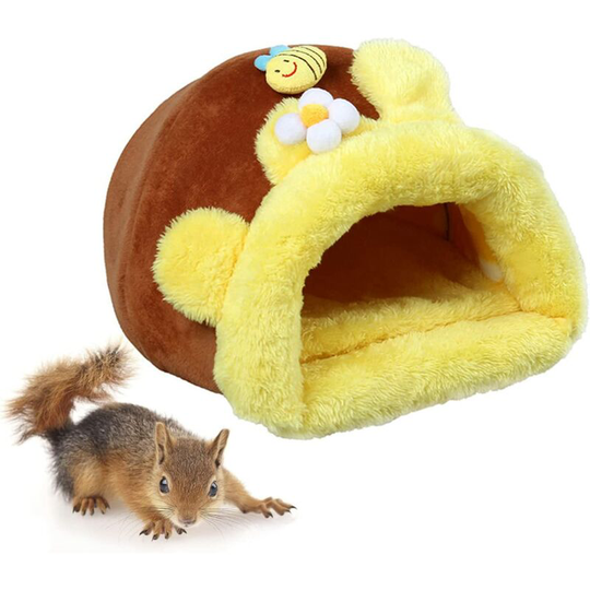 Osqi - Guinea Pig Bed, Hamster Winter House, Warm Hanging House Cage for Guinea Pigs, Syrian Hamsters, Ferrets, Rabbits, Squirrels and Other Small
