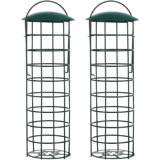 Outdoor Bird Feeder, Fat Ball Wild Bird Feeders for Dumplings, for Small Wild Birds Dark Green