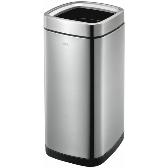 EKO - Open Top Waste Bin Laguna 35 l Matte Silver Silver