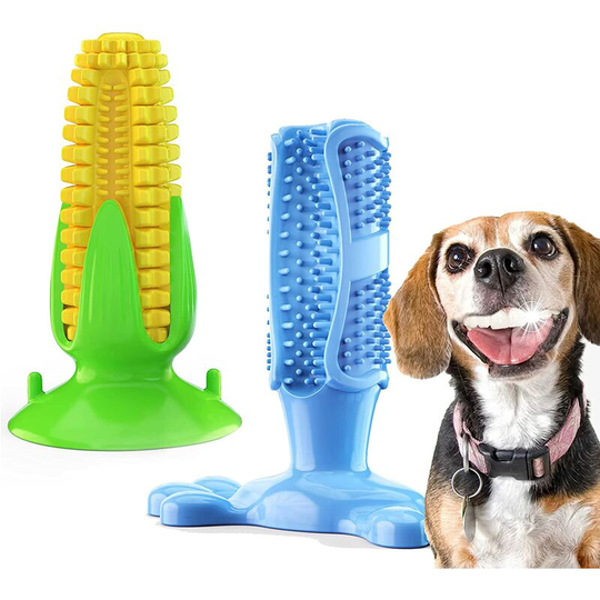 2pcs Dog Toy Dog Toothbrush Chew Toy tpr Safe and Harmless Dental Teeth Cleaning Toy