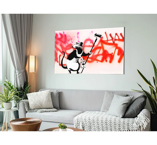 Rat Decorator Metal Print