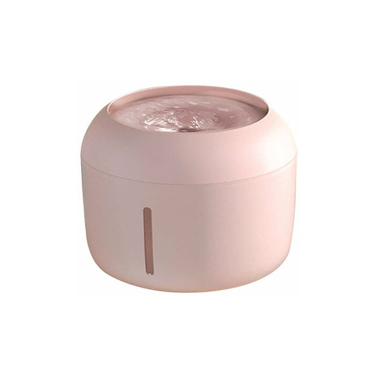 Muff - Cat Water Fountain with Filter 84oz/2.5L Ultra Quiet Automatic Pet Water Fountain for Cats and Small Dogs,Pink