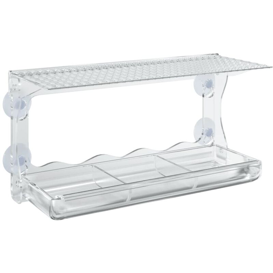 Window Bird Feeders 2 pcs Acrylic 30x12x15 cm Vidaxl Transparent