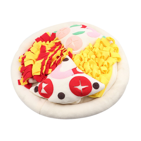 Pet sniffing pad pizza dog toy size: 50 * 50CM dog face sniffing pad, interactive feeding game, solve the problem of boredom, encourage natural