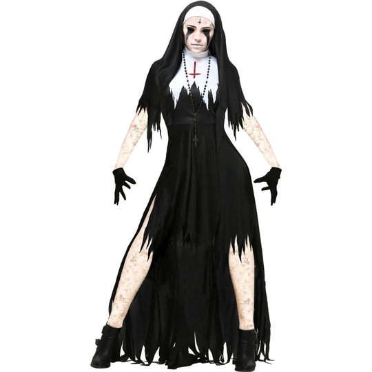 European and American women's Halloween nun costume role play vampire devil costume