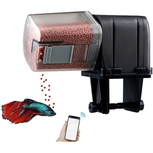 Automatic Aquarium Fish Feeder, Moisture-proof Automatic Electric Fish Feeder, Fish Food Dispenser for Holidays and Weekends