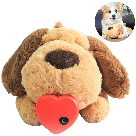 Puppy Toy - Behavior Aid, Heartbeat - Warm Plush Toy for Pet Dogs 35CM
