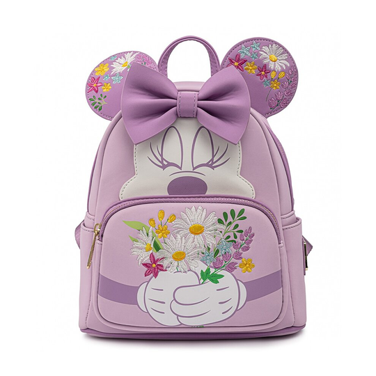 Loungefly Disney Minnie Holding Flowers Mini Backpack