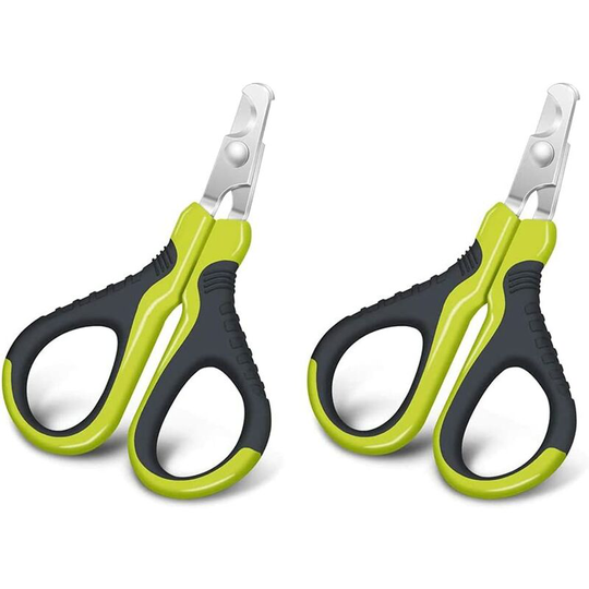2 Pcs Cat Nail Clippers Pet Claw Trimmer Pet Accessories for Dog Cat Rabbit Bird Puppy Kitten Ferret