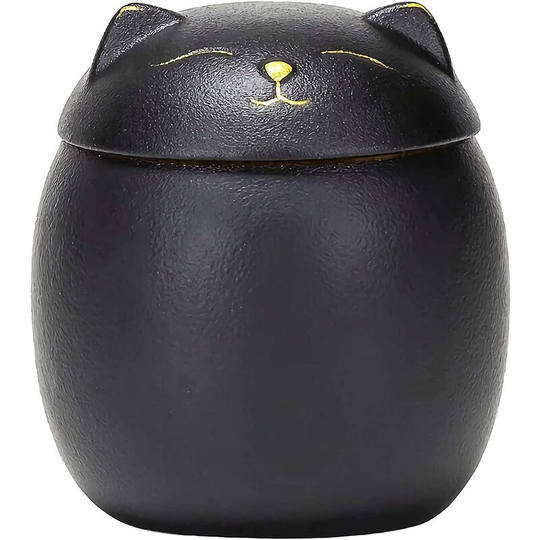 Cat Urn For Cat Ashes Keepsake Pet Urns Cats Black Cat Urn 3' x 3' (black) Thsinde