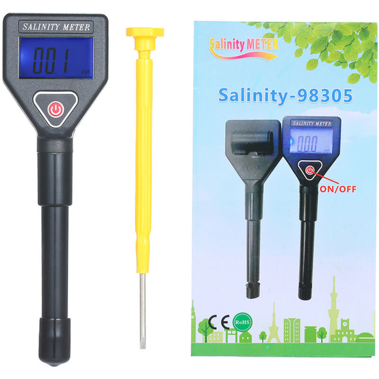 Seawater Salinity Refractometer Portable Handheld Salinity Meter atc Salinometer Aquarium Halometer Salt Gauge Saltwater Tester