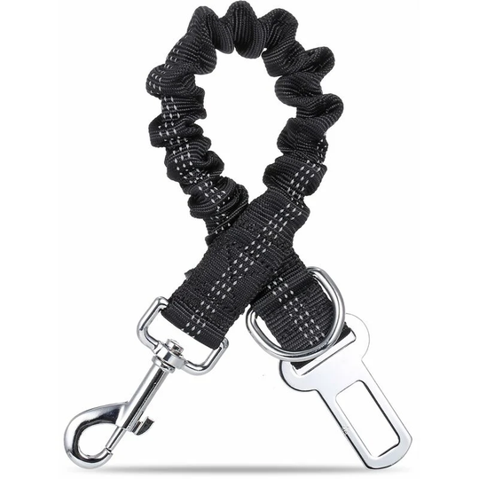 Dog Seat Belt 3-in-1 Multifunctional Pet Safety Belt Reflective Dog Car Harness with Seatbelt Buckle D-ring 360° no Tangle Buckle