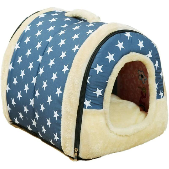 Soft Warm Cat Bed Winter Sofa Nest, Portable Igloo Pet House for Cats, Mini Small Dog Bed, Pet Bed for Cat, Kitten, Puppy and Rabbit