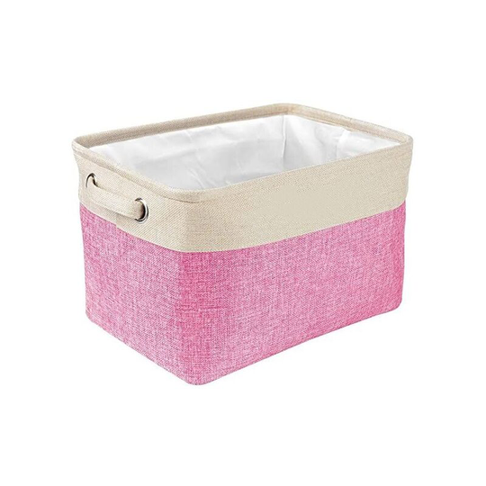 Personalized Collapsible Dog Toy Storage Basket - Rectangular Storage Box for Dog Toys, Coats, Clothes and Accessories