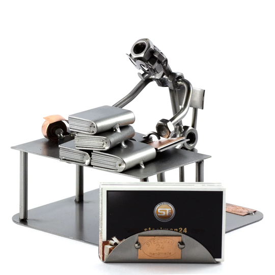 Accountant Screw Man Place Card Holder