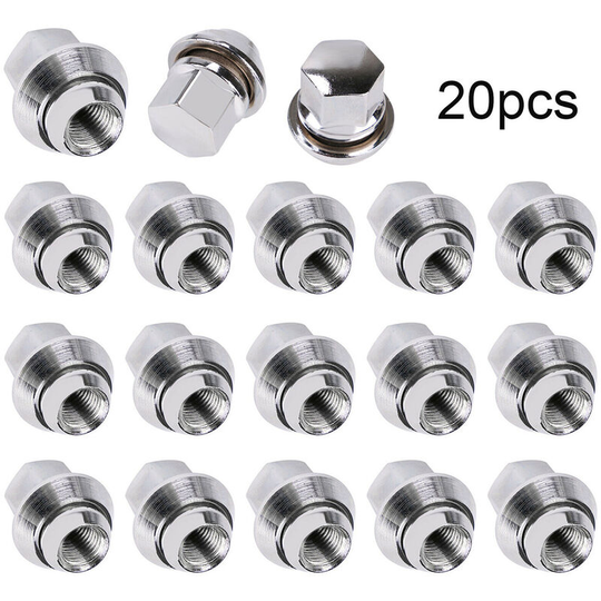 Superseller - 20Pcs Alloy Wheel Nuts M12 x 1.5 19MM Bolt Lug Stud Replacement for F-ord F-ocus MK1 MK2 MK3 s-t r-s