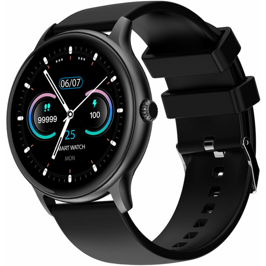 Monly - Men Women Smart Watch 1.28' amoled Display Fitness Tracker Heart Rate Monitor for Huawei Xiaomi