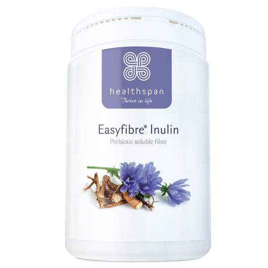 Healthspan Easyfibre Inulin, Prebiotic Soluble Fibre, 450g Tub