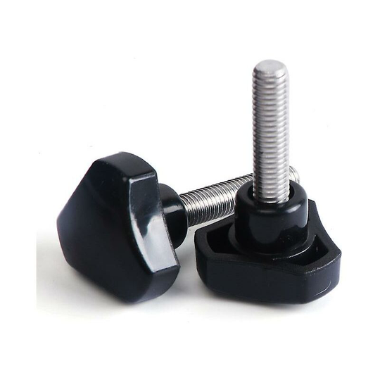 Quick clamp, quick t slot clamp, metal t track clamp set, woodworking tool quick clamp (t screw + m8 plastic handle)