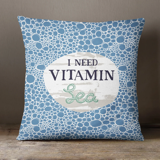 I Need Vitamin Sea By Vicky Yorke Designs - 45 Cm Cushion