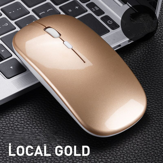Rechargeable Wireless Mouse, Bluetooth Mouse, Ultrathin / Quiet Dual Mode, with usb Cable, Wireless Mouse for Laptop