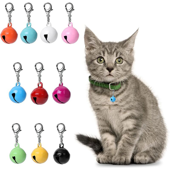 10 Cat Dog Collar Bells, Cat Collar Bell, Dog Collar Charms, Pet Collar Accessories, Festival Party Craft Decoration