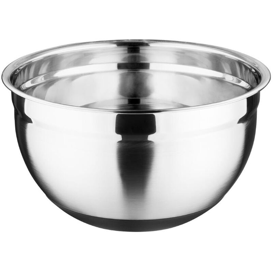 Vogue Stainless Steel Bowl with Silicone Base 3Ltr - GG021