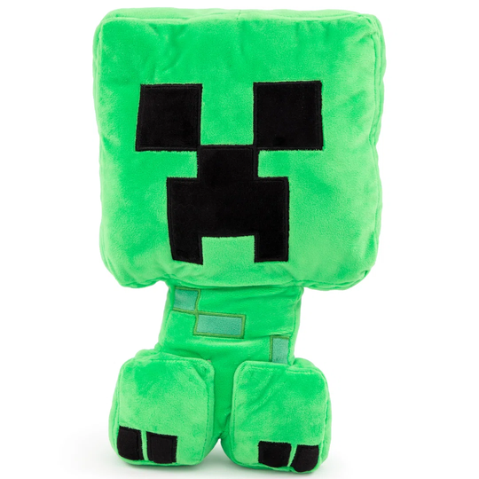 Minecraft Creeper Shaped Decorative Pillow Approx. Kids Plush Bed Cushion