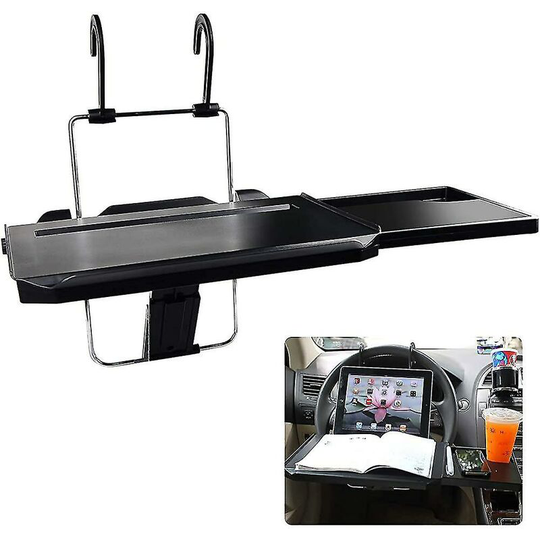 Thsinde - Foldable Computer Table Support. Car Tray With Travel Mug Tray. With Mouse Drawer