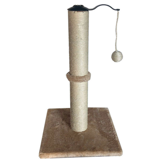 Star Cat Tree Scratching Post Large Niche and Hanging Ball to Play Platform Scraper Sisal blue