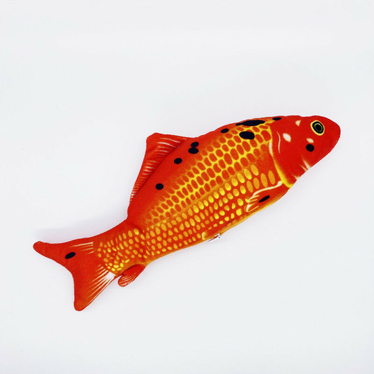 Floppy Fish Cat Toy, Upgraded, Dancing Fish for Small Dogs, Realistic Cat Kicker Toy, Interactive Wiggle Fish Catnip Toy 11.9'Repeated learning words