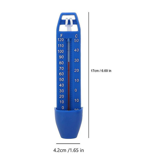 Pool Thermometer Floating Water Thermometers With String For Pool Intrieure Exterior Spa Hot Tub Tang Aquariums Blue thsinde
