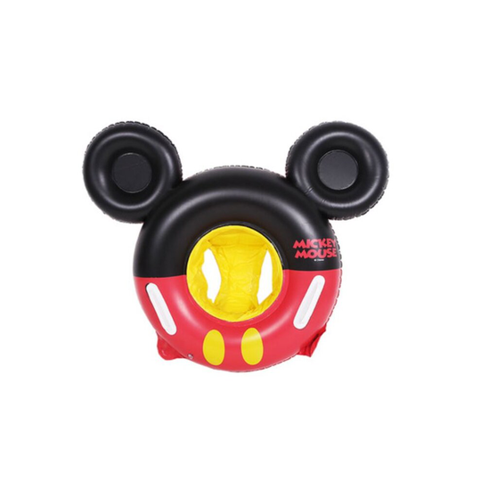 (Mickey) Swimming Float for Minnie Mouse Cartoon Kids Baby Swimming Ring Inflatable Pool Floating Round Pool Children Toy Float Thick