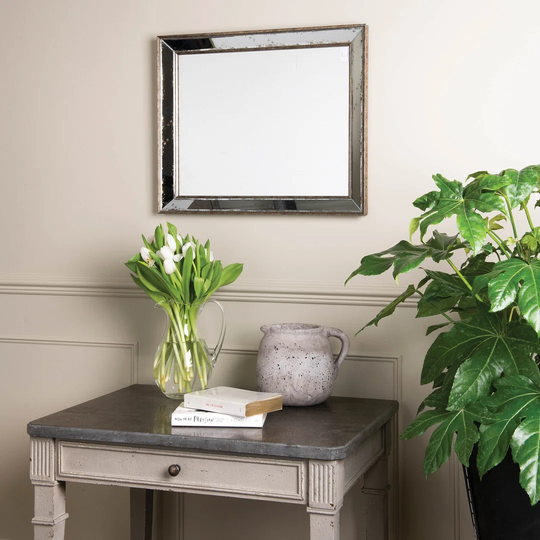 Harborough Stone Top Mouse Grey Side Table