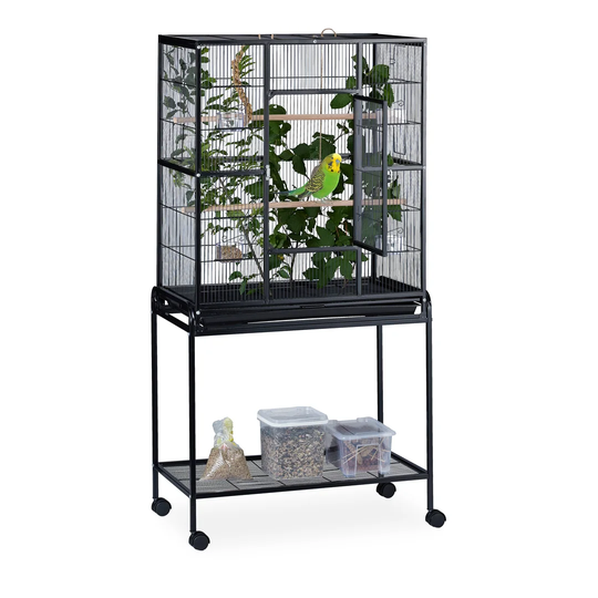 Winfred Bird Cage with Castors