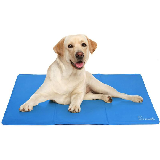 Dog Cooling Mat | l 90*50cm, Dog Cooling Mat | Upgraded Version - Stays Cold Longer, Cat Dog Cool Mat | More Durable - Scratch Resistant(Blue)