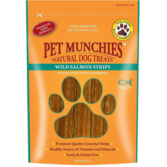 Wild Salmon Dog Treats (80g) (Multicoloured) - Multicoloured - Pet Munchies