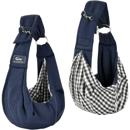 Betterlifegb - Transport Bag for Dog and Handsfree Cat - Adjustable - Flexible Pouch and Design - Suitable for puppies, small dogs and cats for