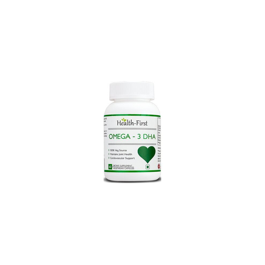 Health First Dha Vegan Omega - 500 Mg (60 Capsules)