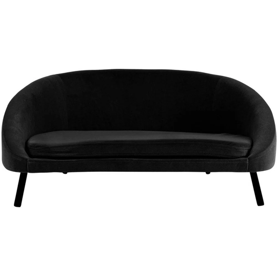 Venue Velvet Pet Sofa Black