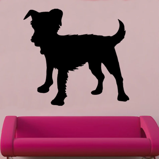 Mongrel Puppy Decal Vinyl Wall Sticker