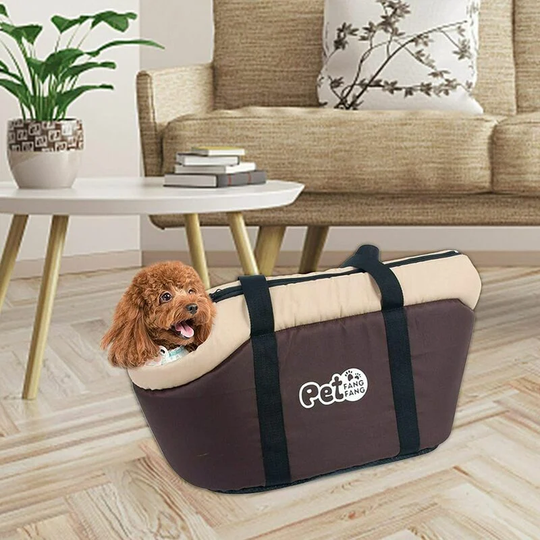 Muff - Dog Cat Large Capacity Pet Handbag Soft Travel Bag Winter Warm Shoulder Bag Portable Basket for Small Dogs Cats Puppy Kitten-L
