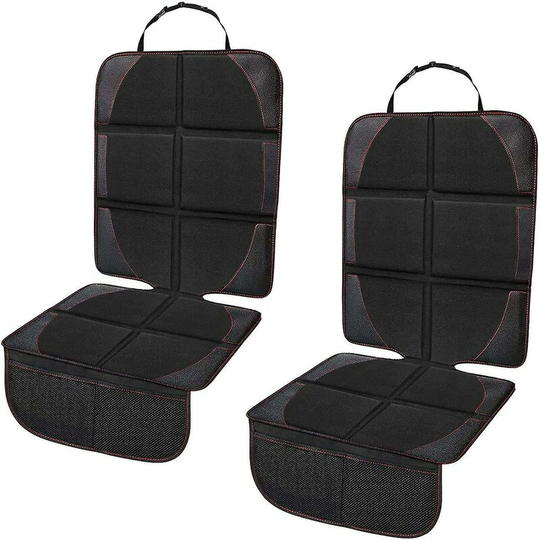Car Seat Protector, 2 Pack Large Auto Car Seat Protectors With Organizer Pockets Thsinde