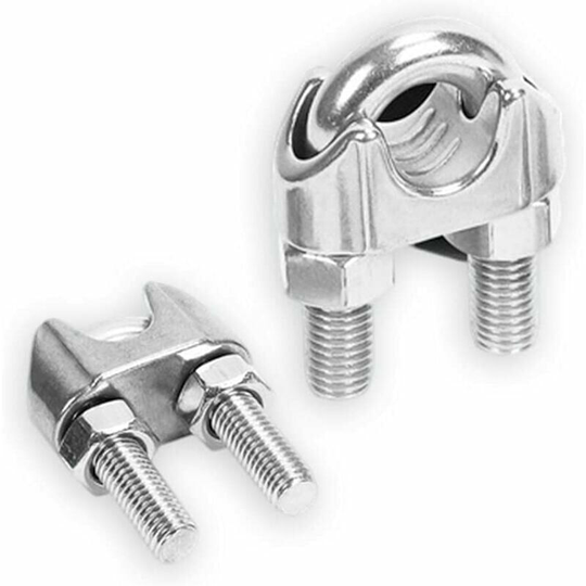 10 Pack 2mm Galvanized Steel Cable Ties - SL.GT Yoke Shape for Steel Cable, Cable, Wire, Cable Ties