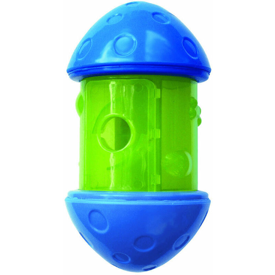 Spin It Dog Treat Dispenser (s) (Blue/Green) - Blue/Green - Kong