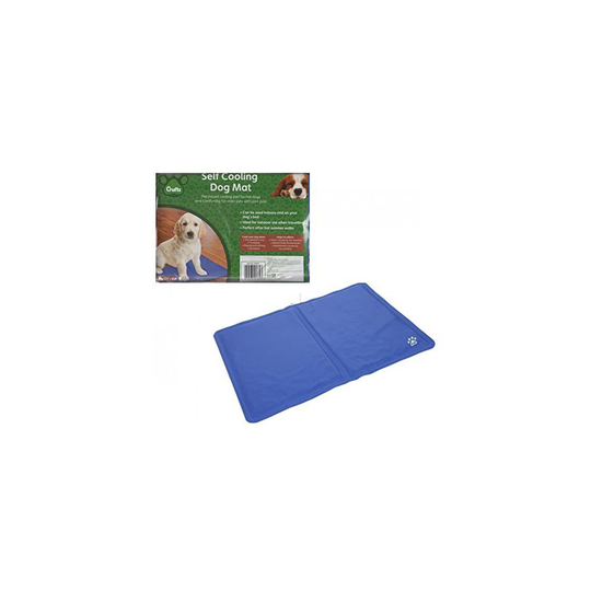 Crufts - Self Cooling Pet Dog Gel Mat 40cm x 30cm Travel Playing Training Pad - mat pet dog cooling gel travel cat self pad bed heat relief x crufts