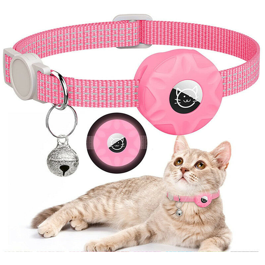 Cat Collar Reflective Cat Collar for Small Pets Cats Puppies Kittens, Luminous Powder, 1 Piece